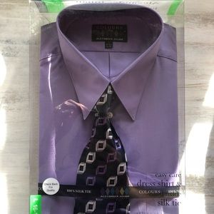 NWT Alexander Julian men’s button down and tie set